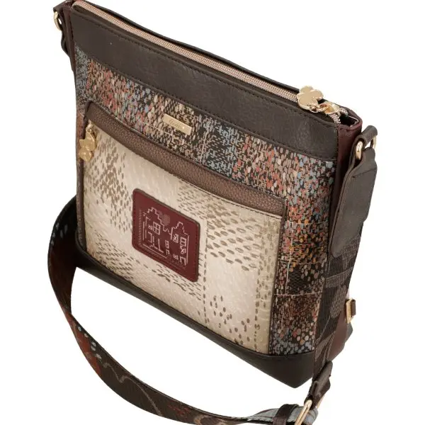Bandolera mediana con bolsillo frontal ANEKKE · Coleccion Tulip - Imagen 7