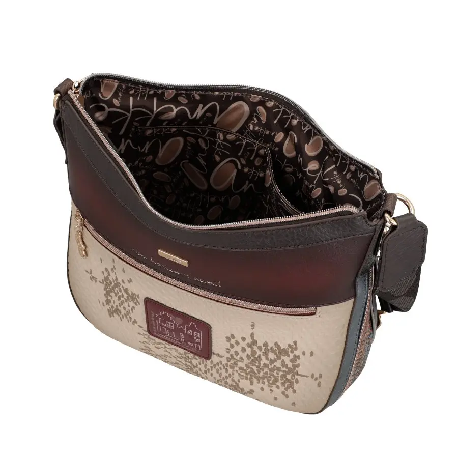 Bandolera grande con bolsillo frontal ANEKKE · Coleccion Tulip - Imagen 7