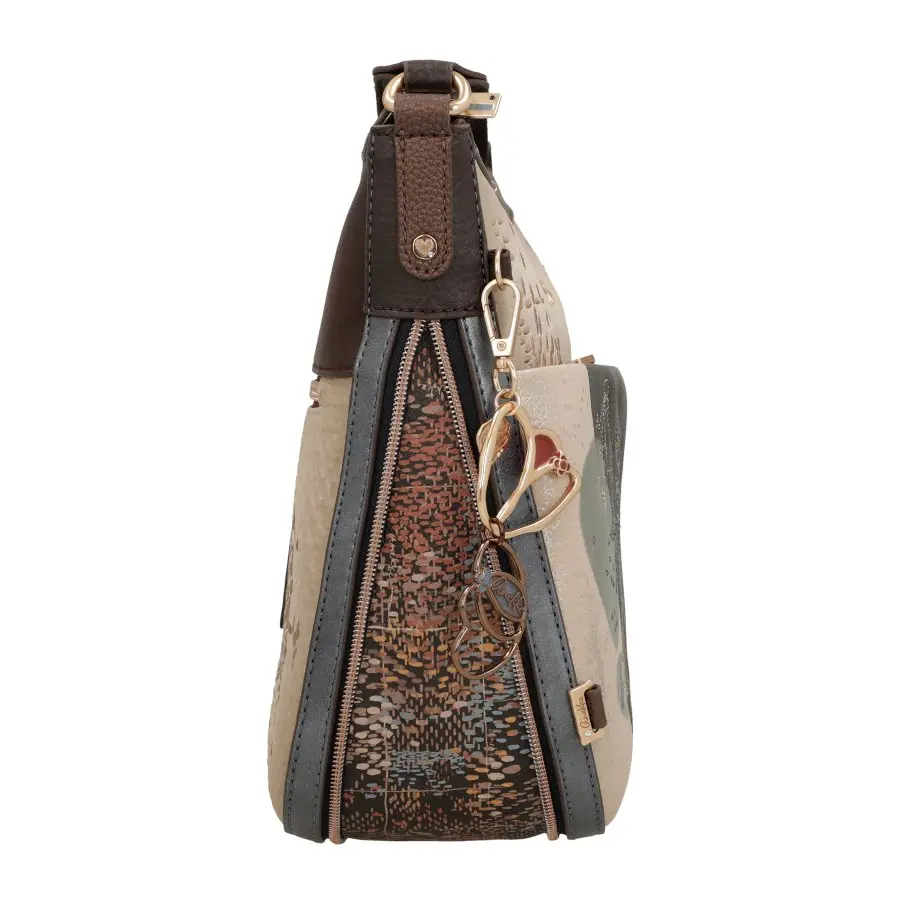 Bandolera grande con bolsillo frontal ANEKKE · Coleccion Tulip - Imagen 5