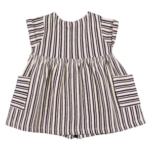 Vestido de bebé listado