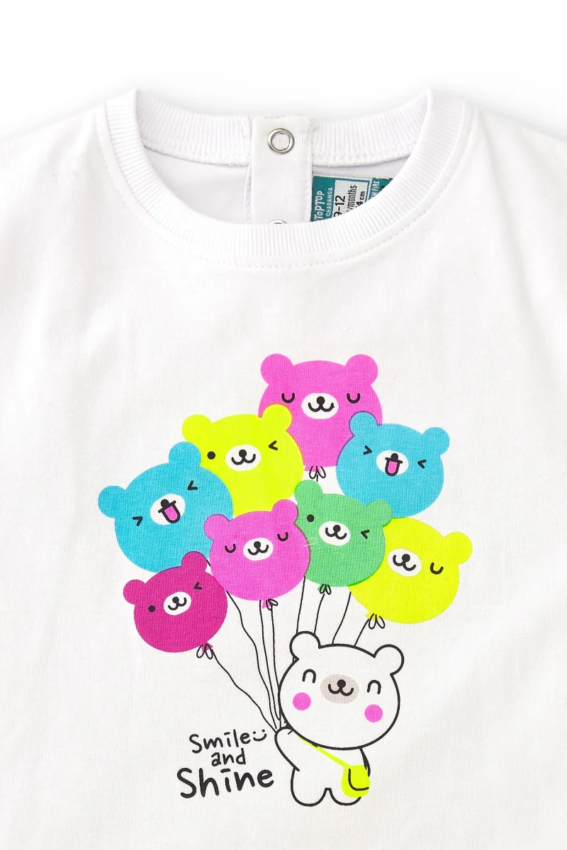 Vestido de bebé blanco - Imagen 5