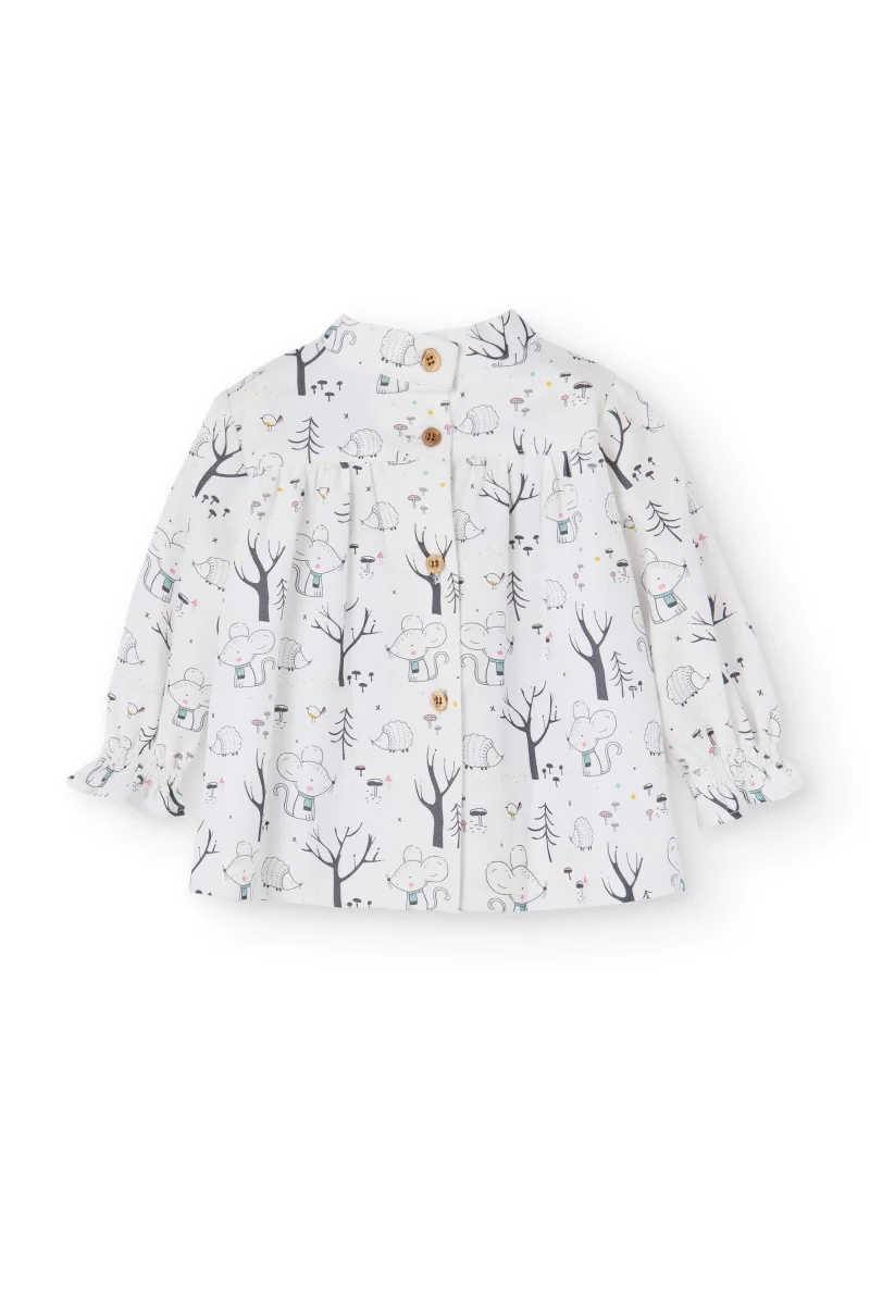 Vestido de bebé estampado Cocote y Charanga - Imagen 4