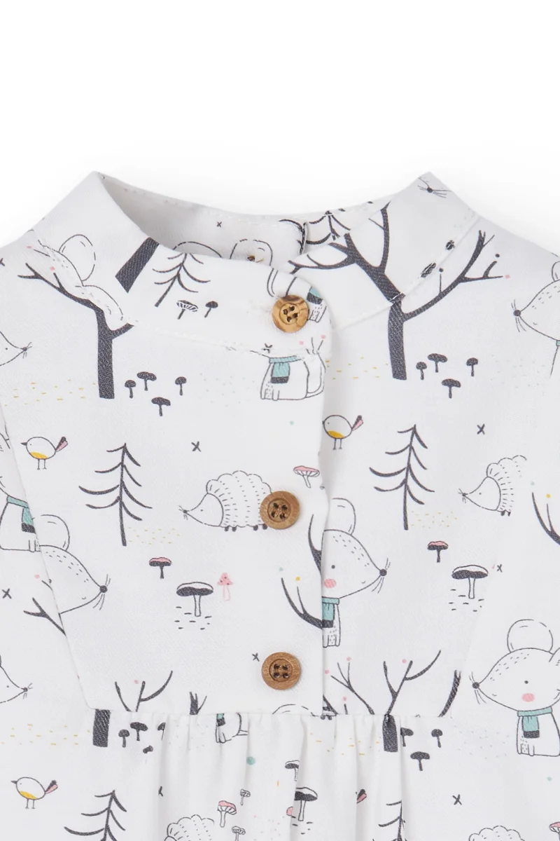 Vestido de bebé estampado Cocote y Charanga - Imagen 6