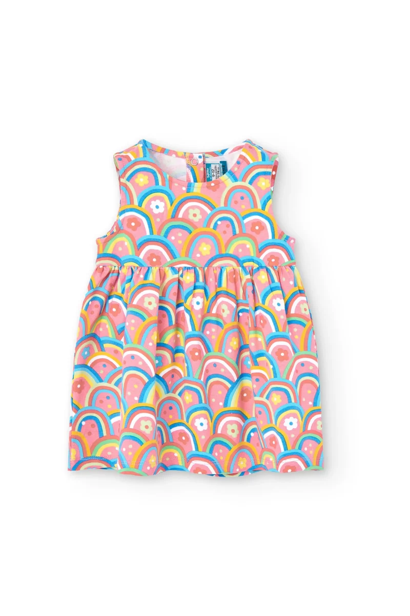 Vestido de bebé arcoiris - Imagen 3