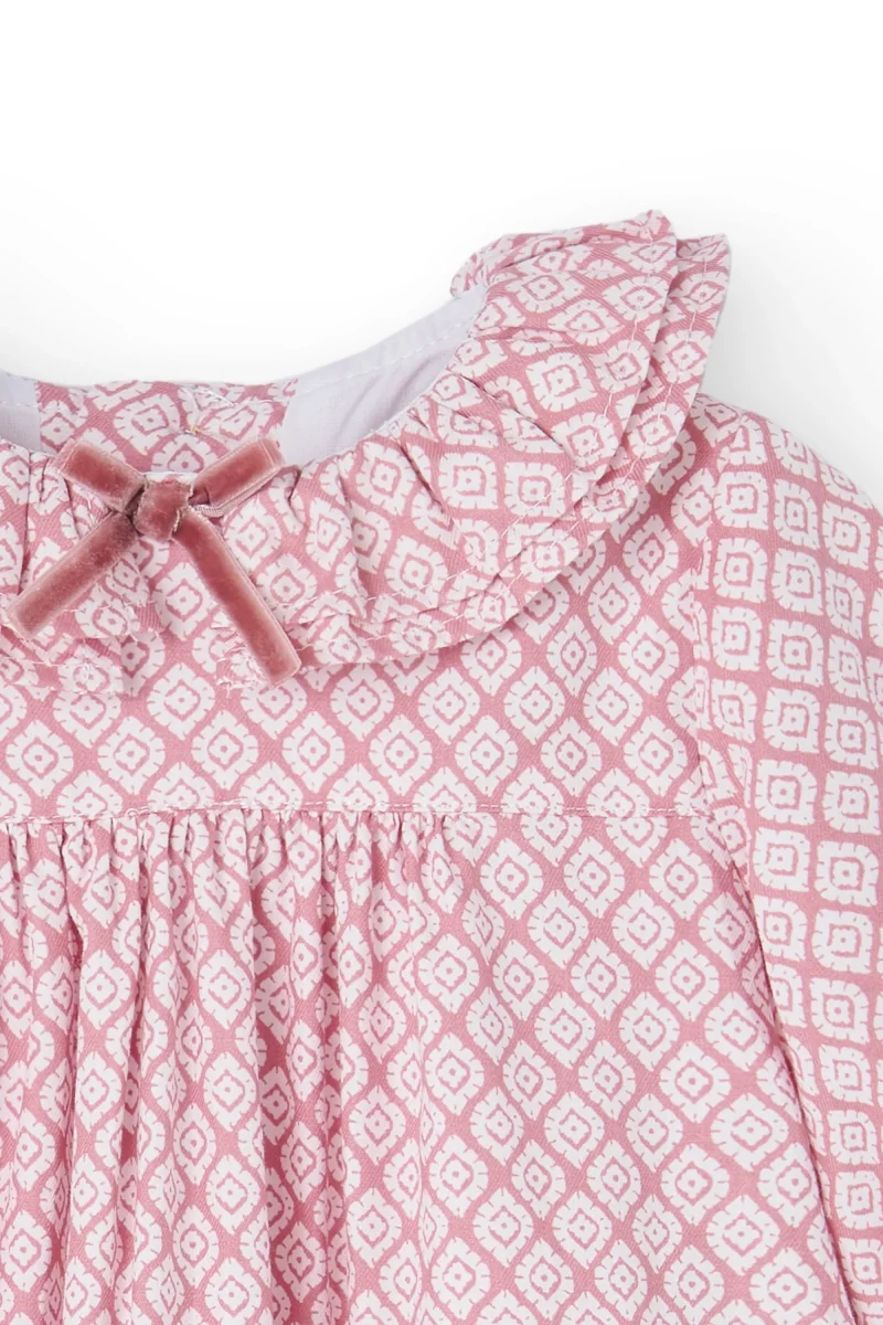 Vestido de bebé rosa Cocote & Charanga - Imagen 6