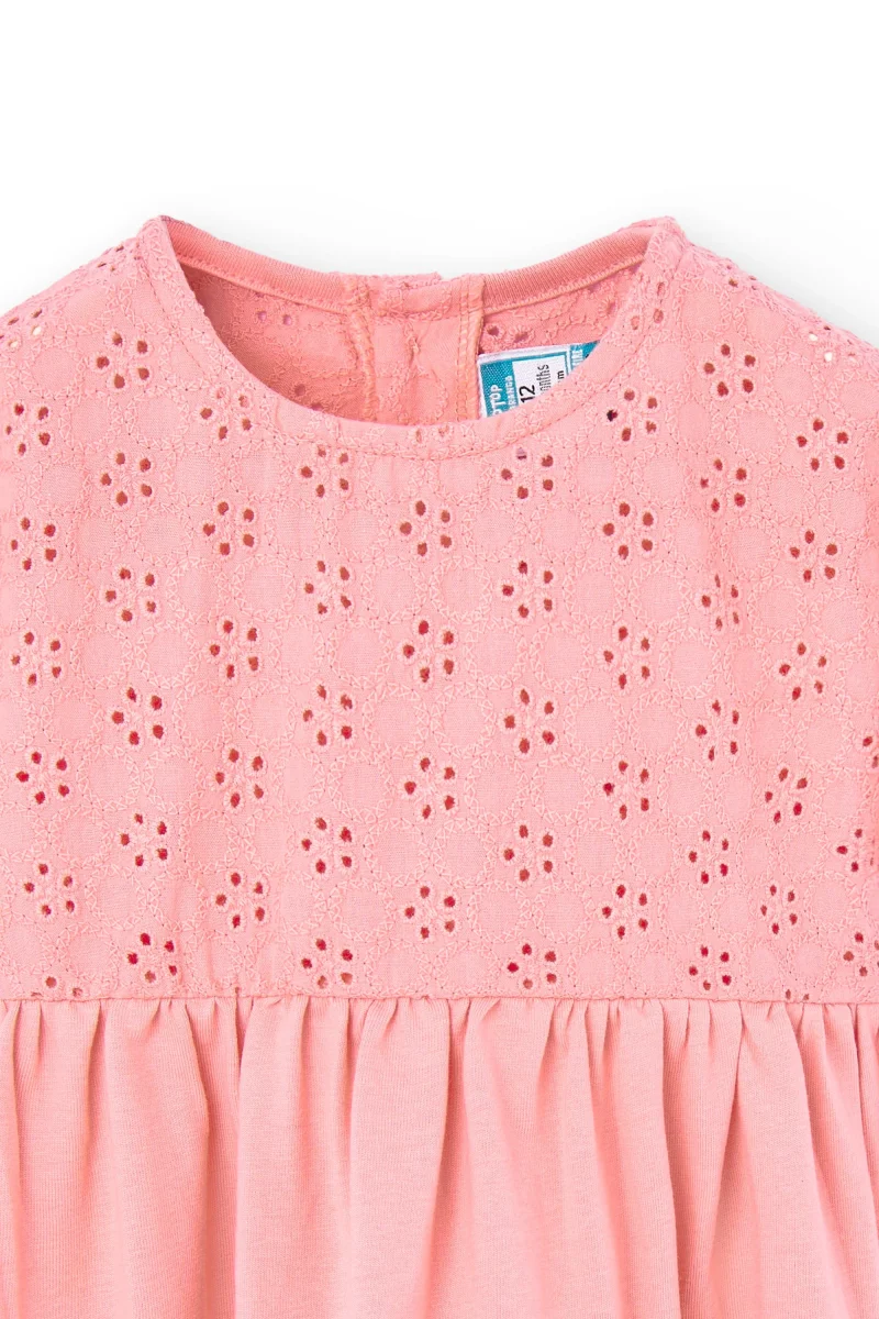 Vestido de bebé rosa - Imagen 5