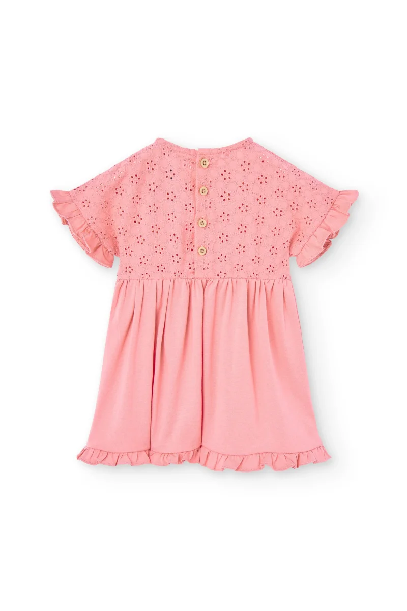 Vestido de bebé rosa - Imagen 3