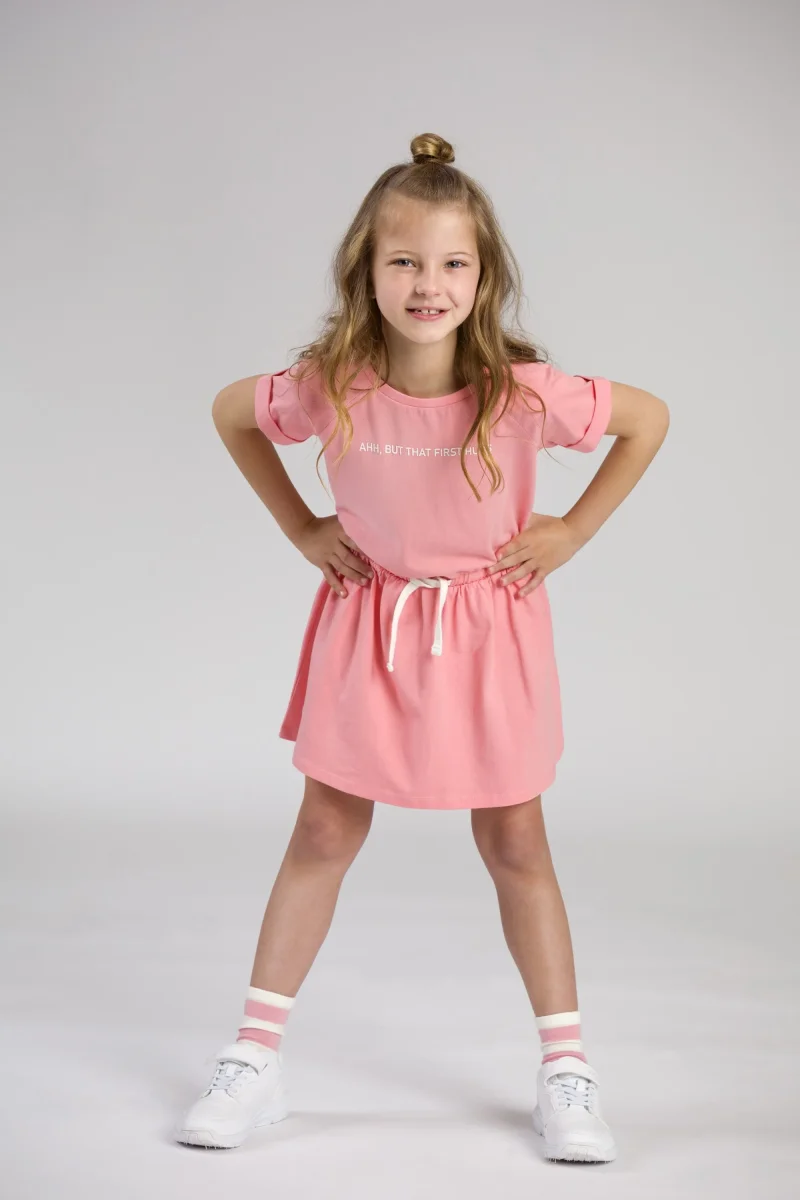 Vestido de niña coral - Imagen 2