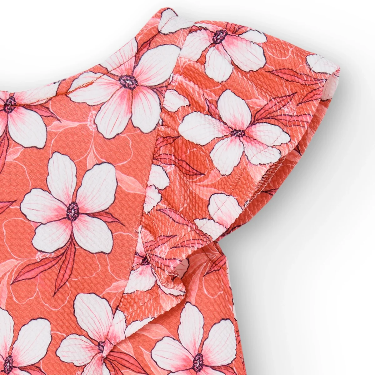Vestido de niña estampado flores - Imagen 5