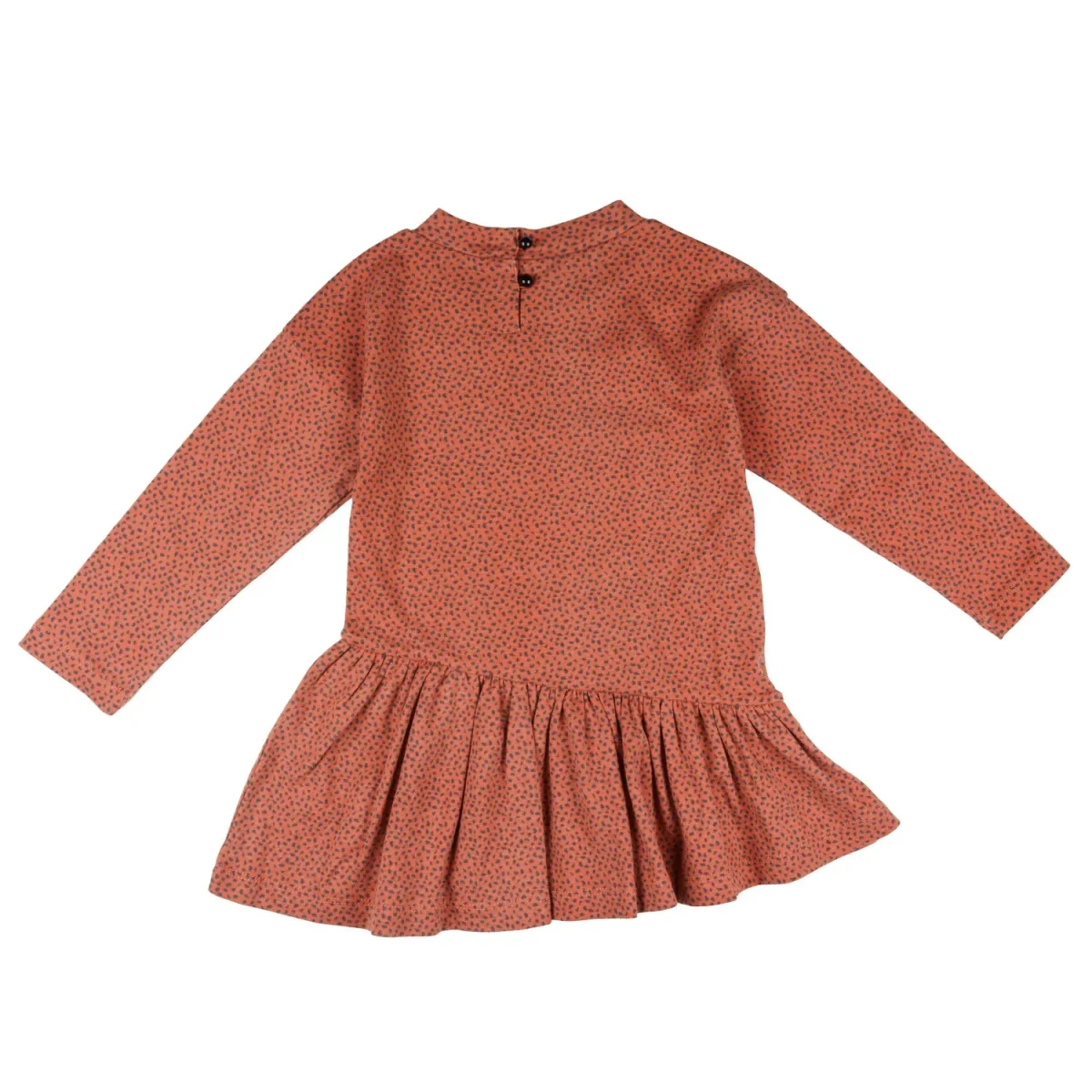 Vestido manga larga de niña color estampado - Imagen 7
