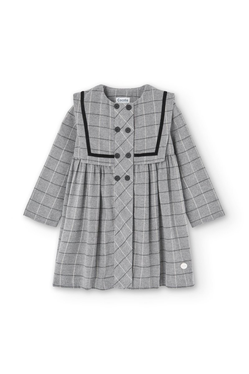 Vestido de niña gris Cocote & Charanga - Imagen 3