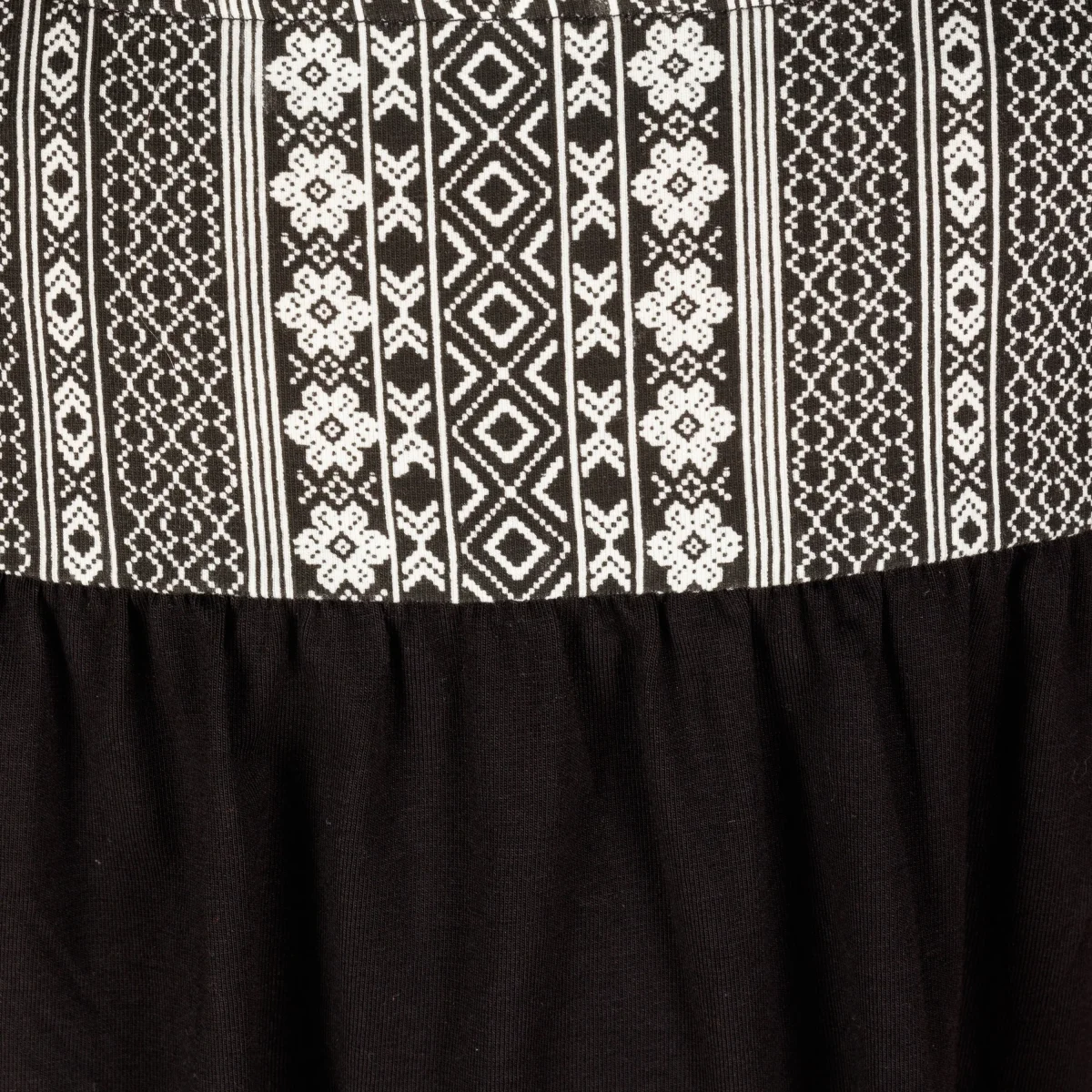 Vestido niña negro bordado - Imagen 9