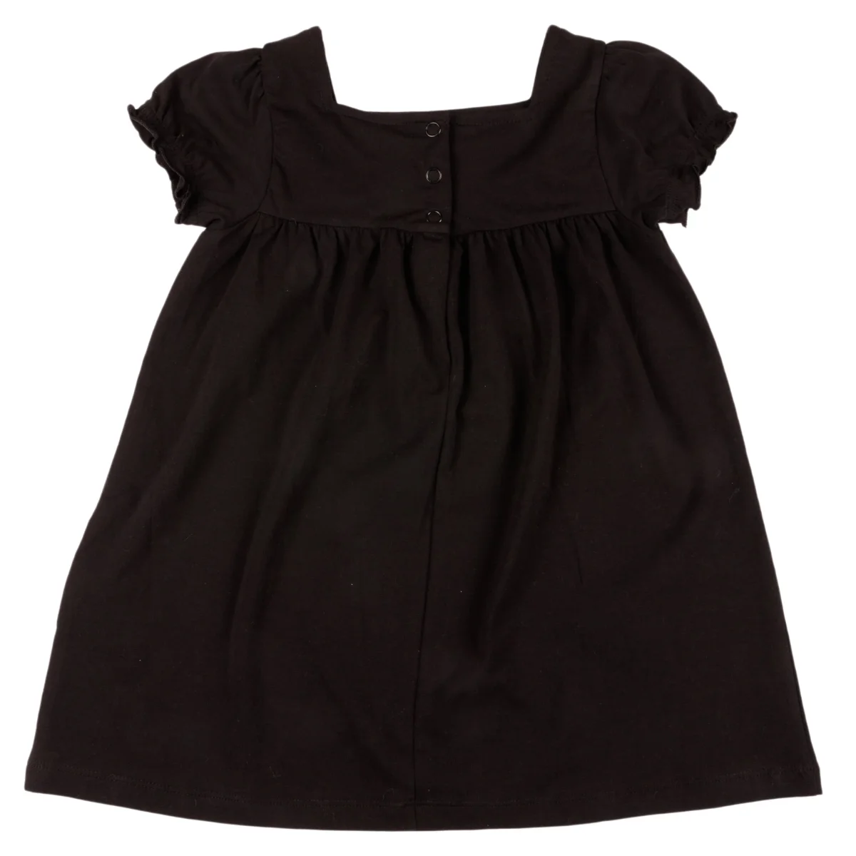 Vestido niña negro bordado - Imagen 6