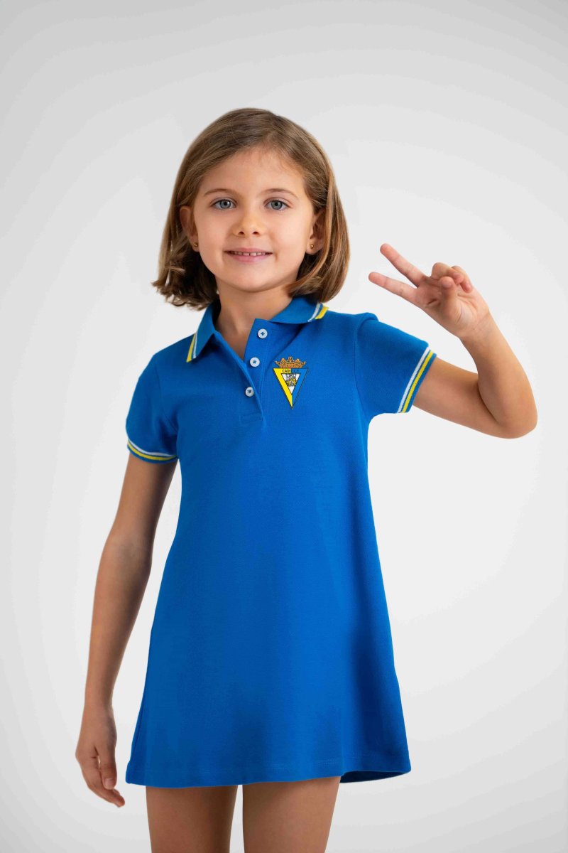 Vestido azul niña - Cádiz CF - Imagen 2