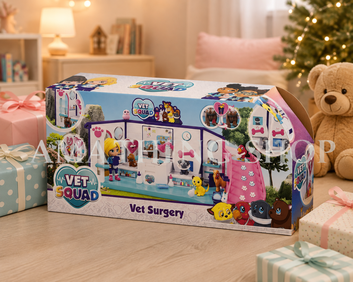 VET SQUAD – Clínica Veterinaria Vet Squad con Animales que Cambian de Color y Accesorios - Imagen 9