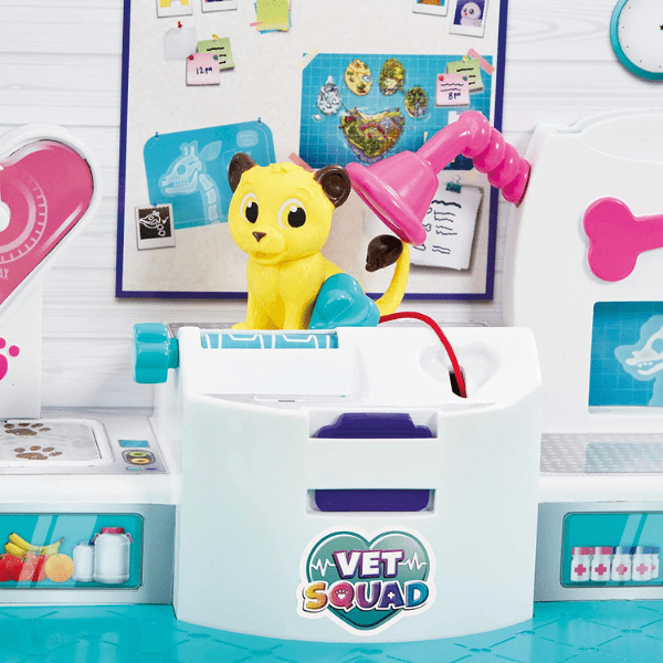 VET SQUAD – Clínica Veterinaria Vet Squad con Animales que Cambian de Color y Accesorios - Imagen 6