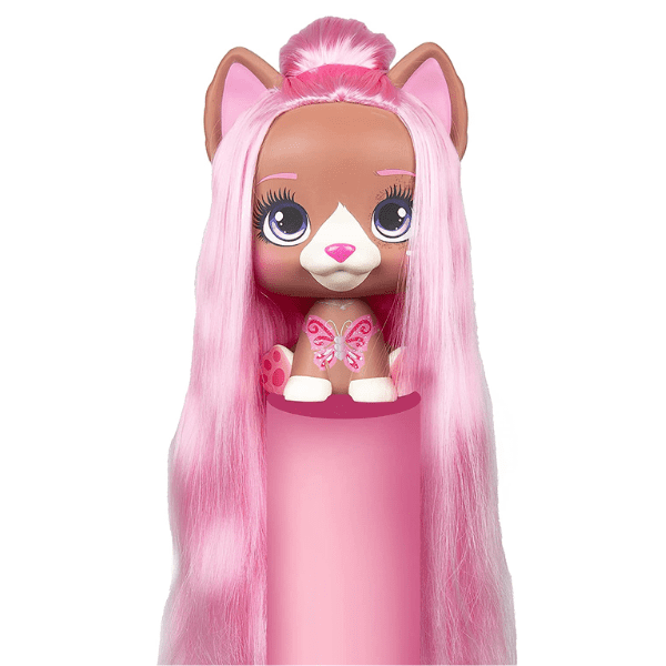 VIP PETS – Busto Mega Vip Pet Nyla – Color Boost con 40 cm de Pelazo y Más de 30 Accesorios - Imagen 3