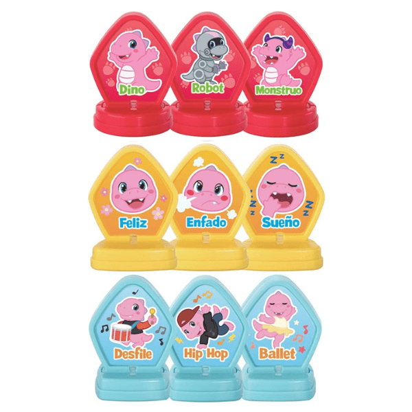 VTECH – VTech Dina Babysaurio Rosa – Dinosaurio Interactivo Educativo y Programable - Imagen 7