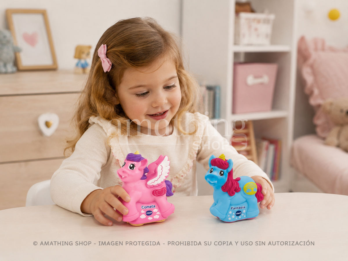 VTECH – Tut Tut Animals Fantasía Unicornios Cometa y Fantasía Bebé +12 Meses - Imagen 6