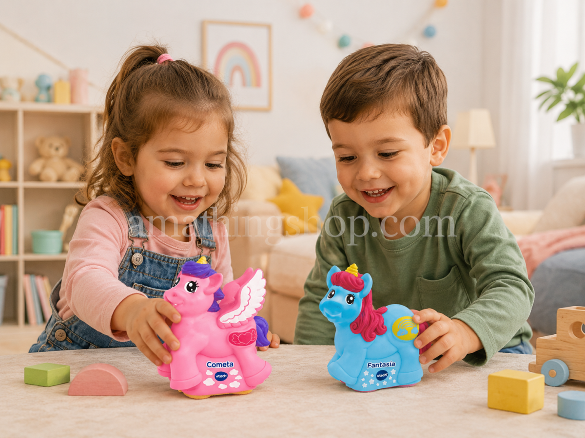 VTECH – Tut Tut Animals Fantasía Unicornios Cometa y Fantasía Bebé +12 Meses - Imagen 7