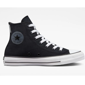 CONVERSE – Zapatillas Converse Negras caña alta talla 38 Cómodas para el día a día