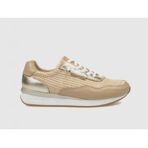 Zapatillas mujer The Happy Monk rafia Vanity-019 beig