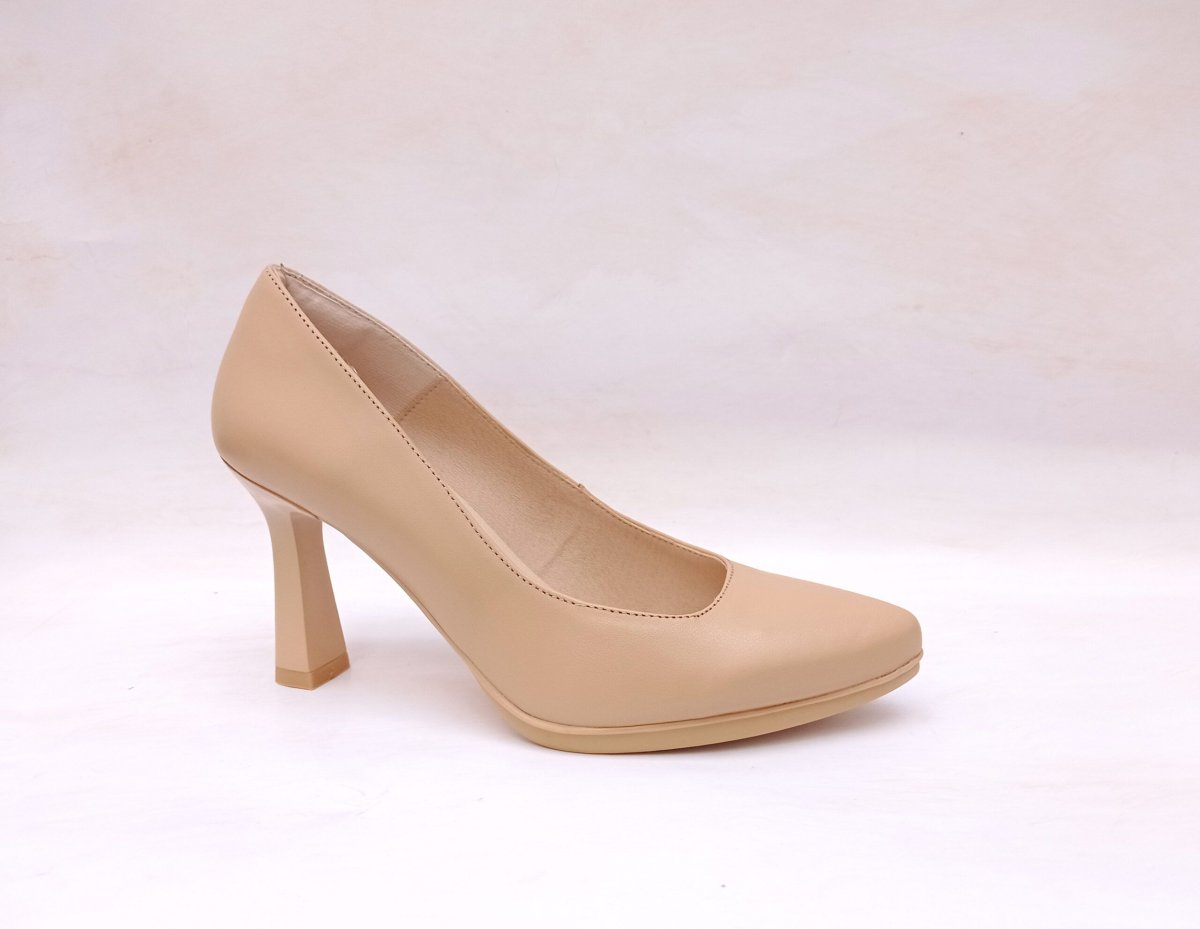 Zapatos de salón Desireé Shoes Syra8 color mandorla - Imagen 4