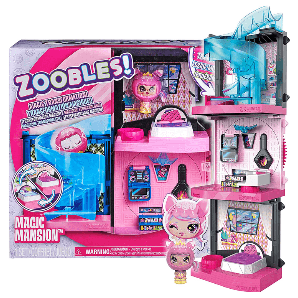 ZOOBLES MAGIC MANSION – Casa Mágica Transformable con Figura Exclusiva Z-Girl - Imagen 2