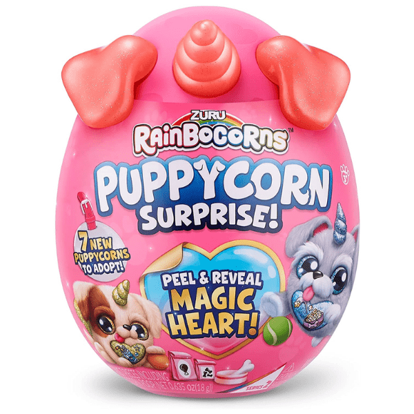 ZURU – Rainbocorns Puppycorn Surprise Magic Heart Mini Huevo