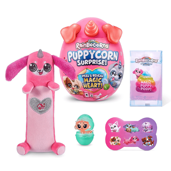 ZURU – Rainbocorns Puppycorn Surprise Magic Heart Mini Huevo - Imagen 6